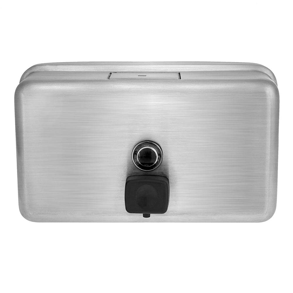 Stainless Steel Horizontal Wall-Mounted Soap Dispenser 1200 mL