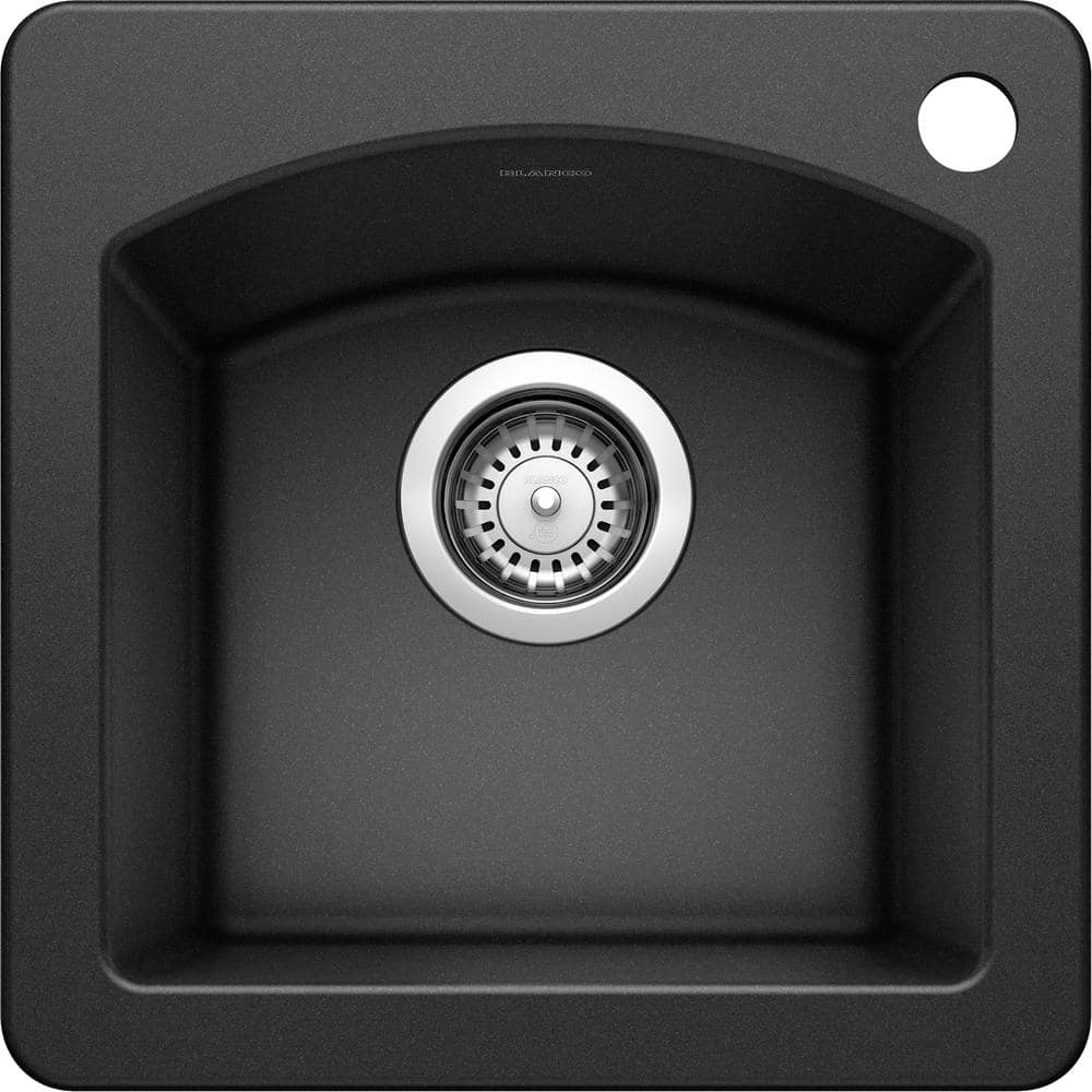 Anthracite Black Granite Single Bowl Bar Sink