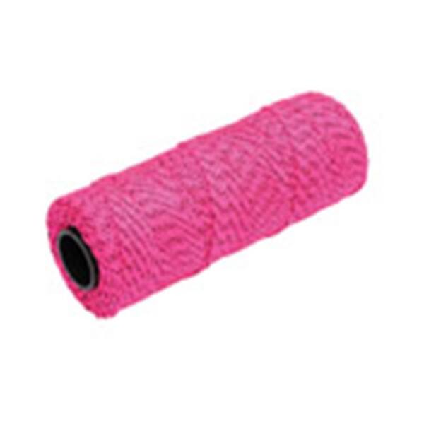 MARSHALLTOWN Bonded Mason's Line 500 ft. Pink and Black, Size 18.6 in