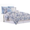 Boho Ribbon Grey 3-Piece Microfiber Quilt Set with Tassels - Full/Queen