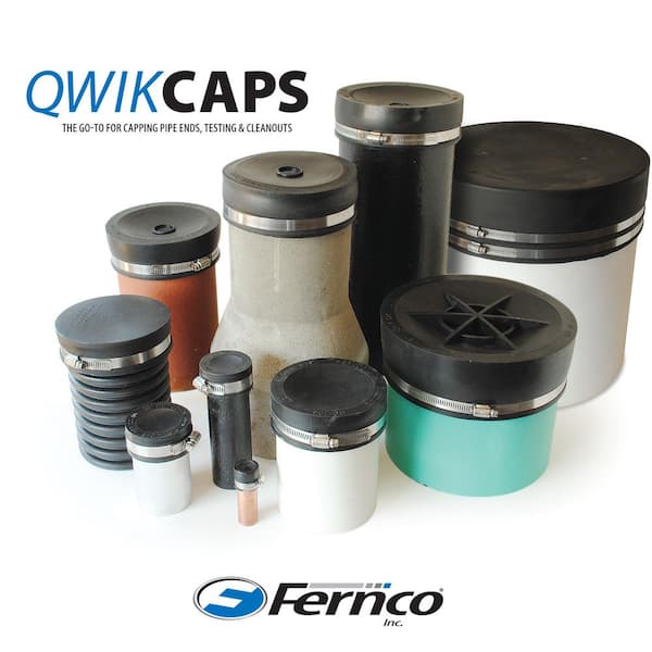 Fernco 2 in. PVC DWV Flexible Cap PQC-102 - The Home Depot