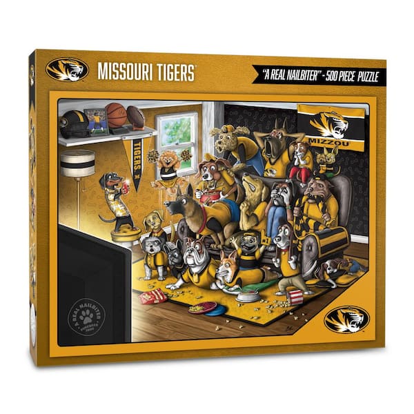 YouTheFan NCAA Missouri Tigers Purebred Fans A Real Nailbiter 500-Piece Puzzle