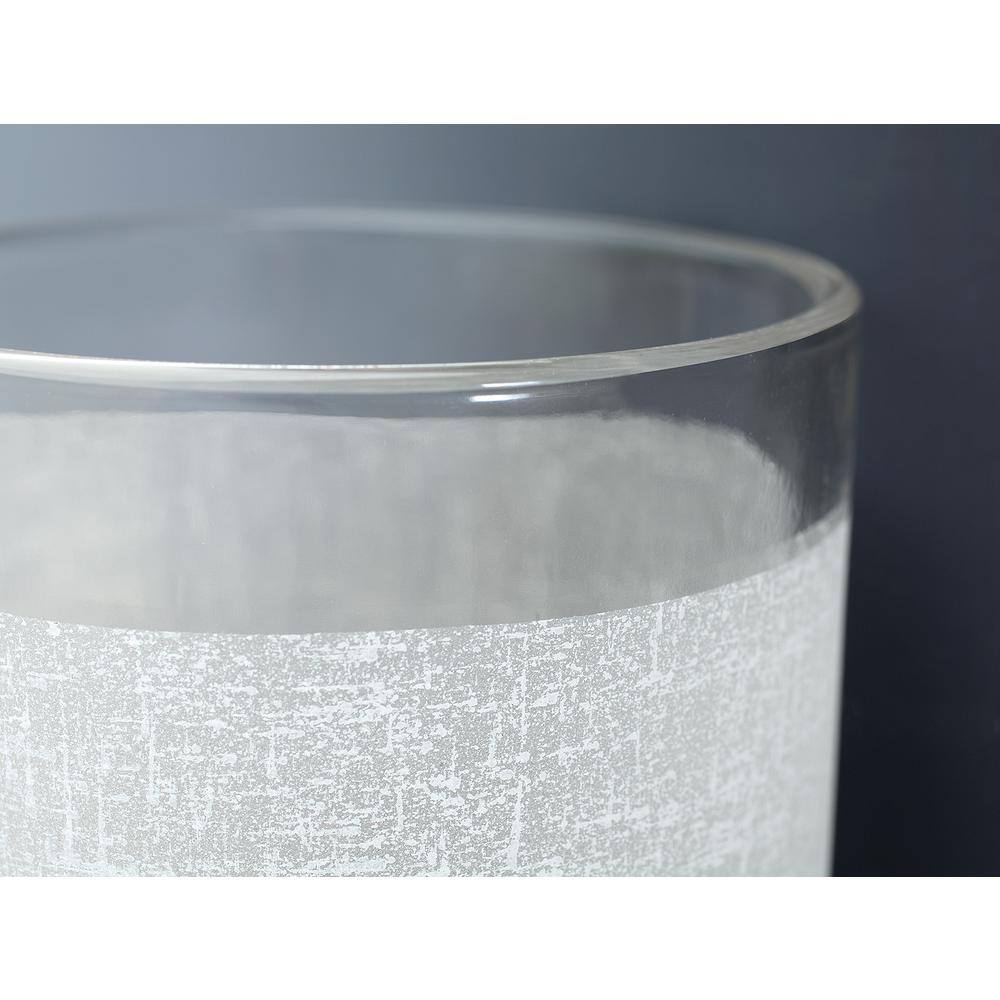 Alexa Brushed Nickel 6-Light Linear Chandelier with Frosted Glass Shades