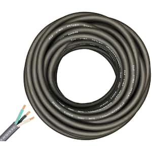 100 ft. 16/3 16-Gauge 3 Conductor 300-Volt Black SJOOW Cable Cord