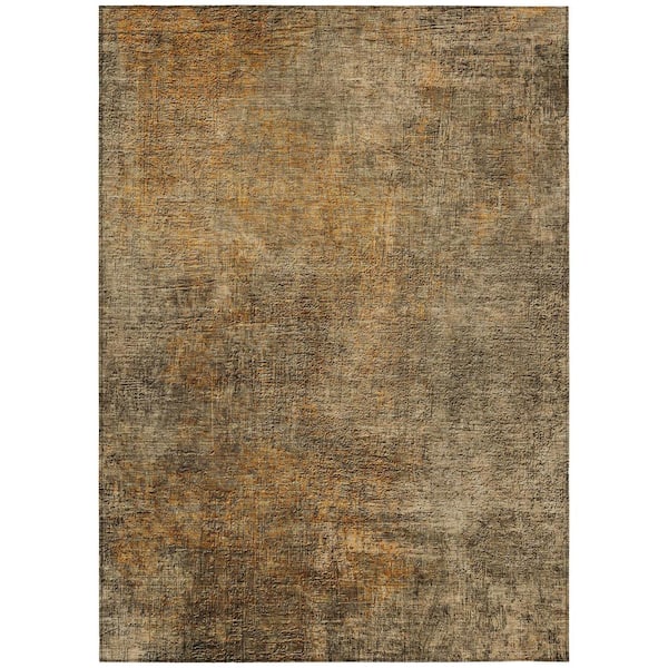 Addison Rugs Chantille ACN593 Brown 5 ft. x 7 ft. 6 in. Machine Washable Indoor/Outdoor Geometric Area Rug