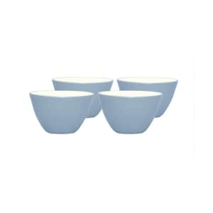 Colorwave Ice 4 in., 7 fl. oz. (Light Blue) Stoneware Mini Bowls, (Set of 4)