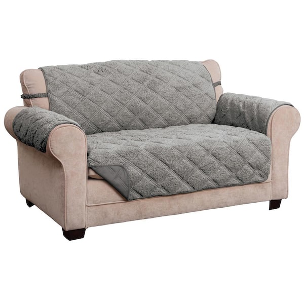 Innovative Textile Solutions Hudson Grey Waterproof Loveseat Furniture Cover