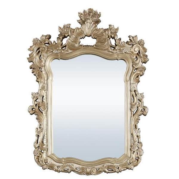 Acme Furniture Seville 56 in. x 4 in. Classic Novelty Framed Gold Finish Decorative Mirror
