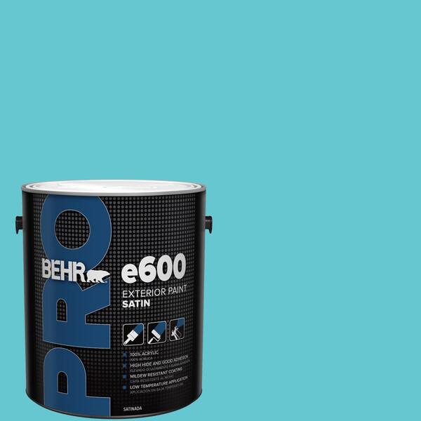 BEHR PRO 1 gal. #P470-4 Paradise Sky Satin Exterior Paint