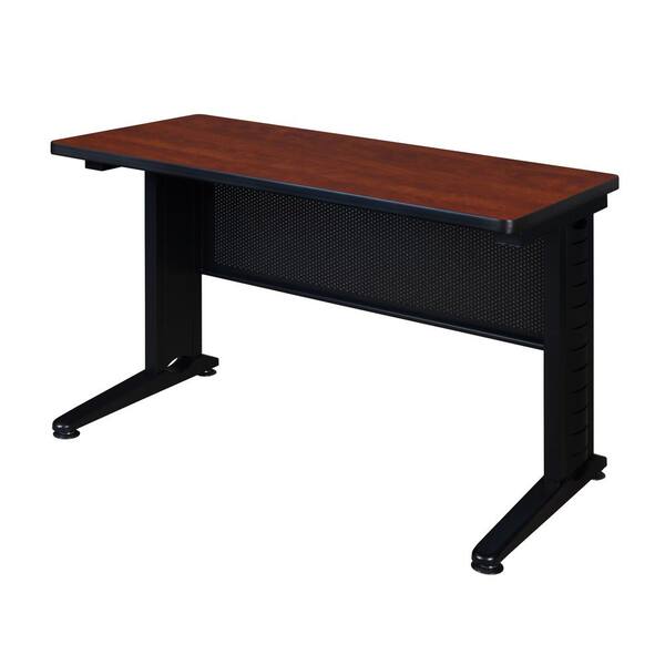 Unbranded Fusion Cherry 48 in. W x 24 in. D Training Table