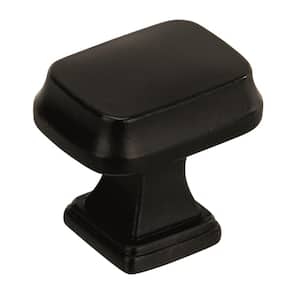 Revitalize 1-1/4 in. (32mm) Traditional Black Bronze Rectangle Cabinet Knob