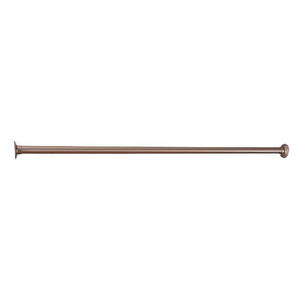 Barclay Products 60 in. Straight Shower Rod in Brushed Nickel