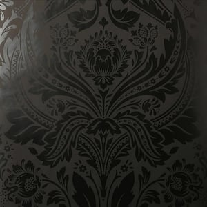 Desire Black Removable Wallpaper