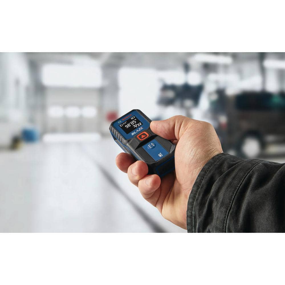 Blaze 100 Ft Black and Blue Digital Laser Measure