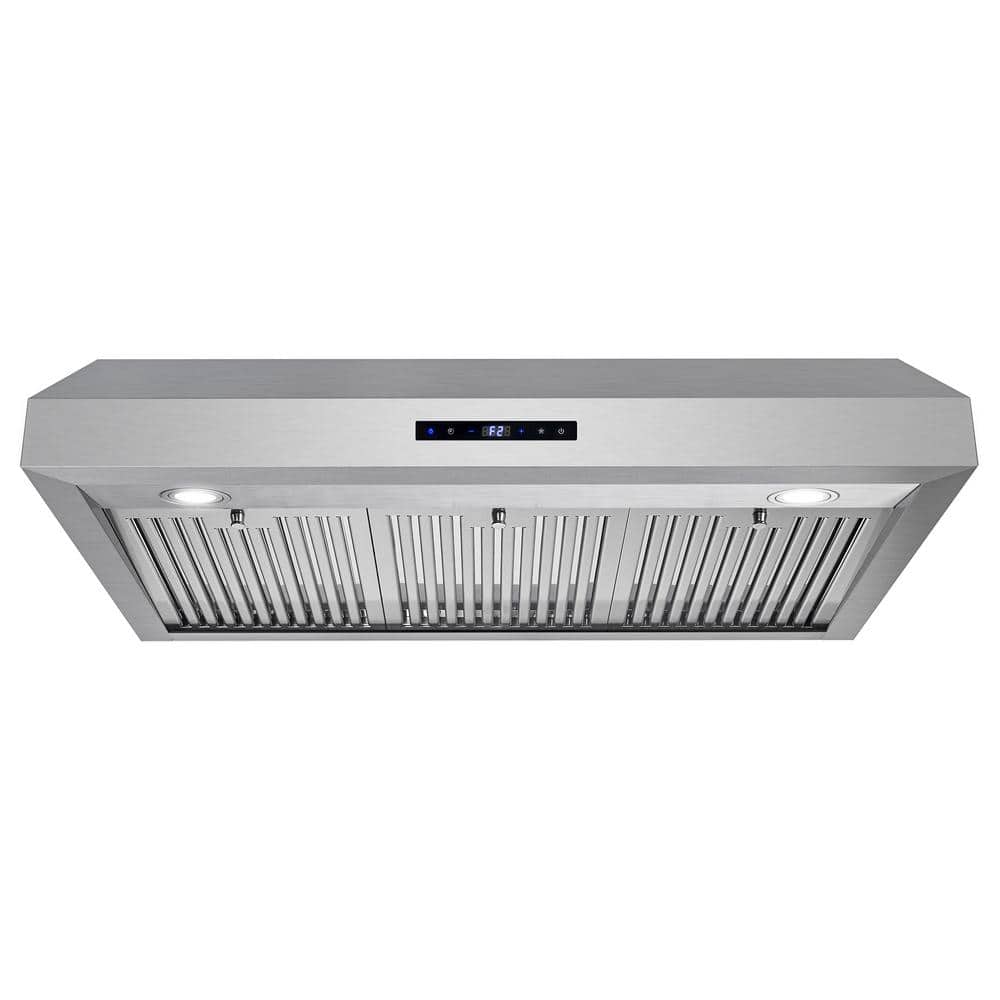 36 in. Haven Collection 380 CFM Ducted Under Cabinet Range Hood, LED Lights, Touch Controls, Stainless Steel