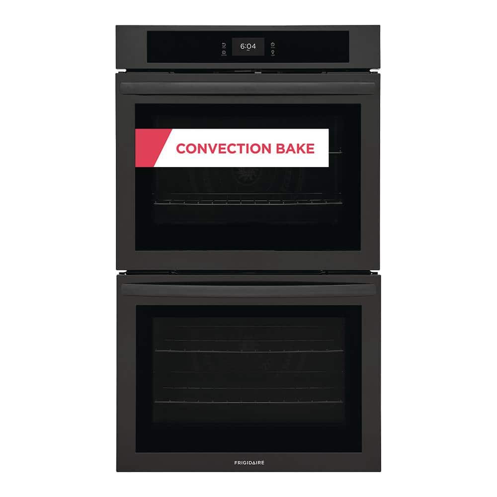 Frigidaire 30 in. Double Electric Wall Oven with Convection in Black