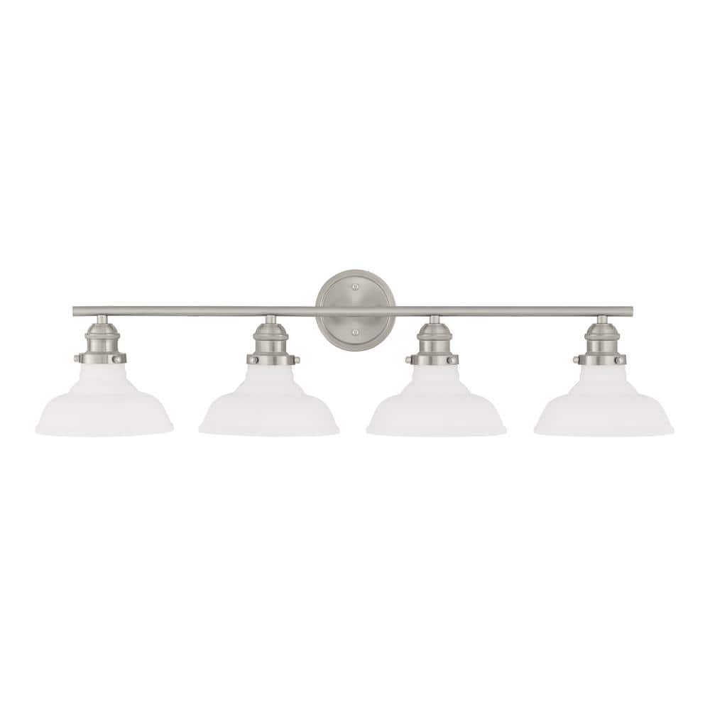 Home Decorators Collection Rockwood 37 in. 4-Light Brushed Nickel Bathroom Vanity Light 65203 ...