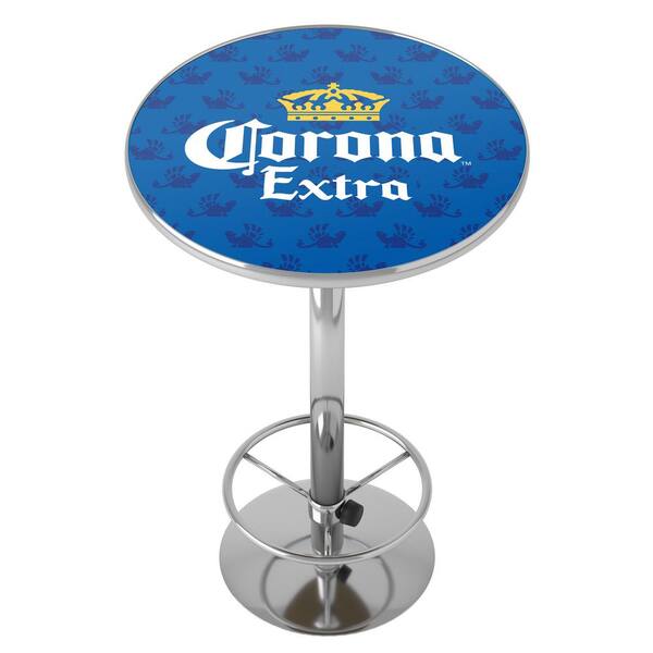 Corona Griffin Blue 42 in. Bar Table CRN11GFNHD The Home Depot