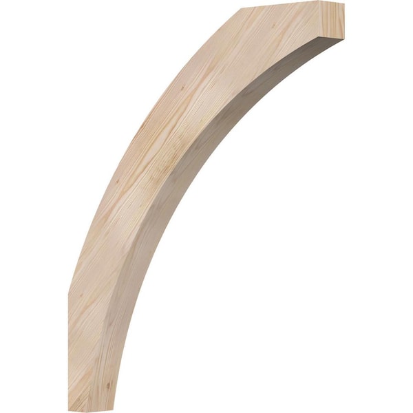 Ekena Millwork 3 1/2"W x 30"D x 36"H Thorton Smooth Knee Brace, Douglas Fir