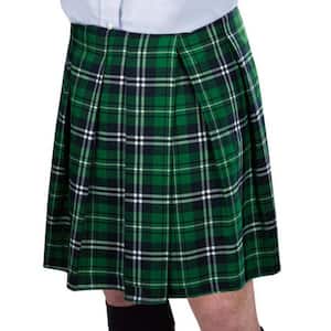Green Plaid St. Patrick's Day Adult Standard Kilt