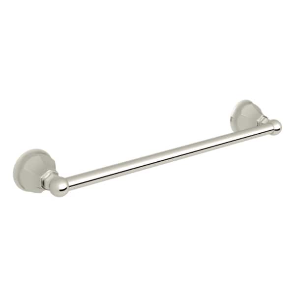 Palladian 18 in. Wall Mount Towel Bar in Polished Nickel