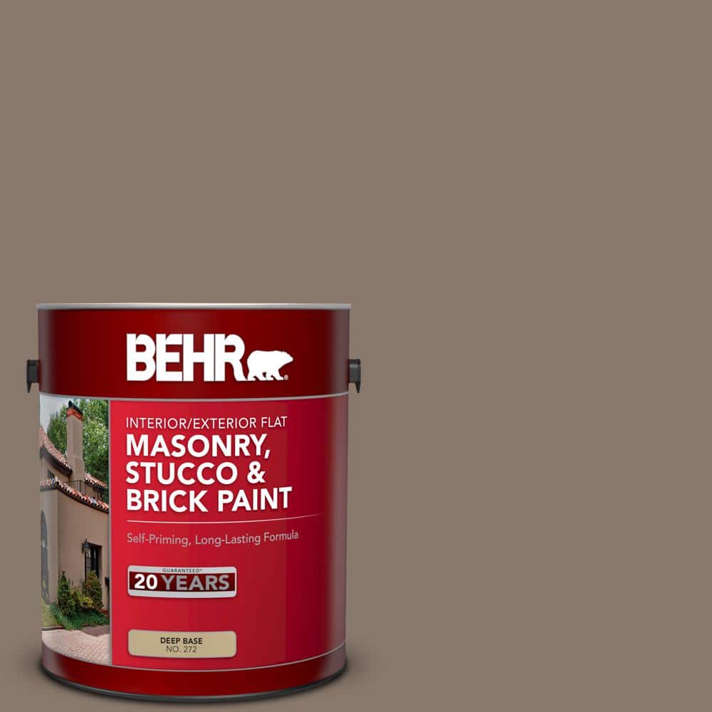 1 gal. #MQ2-38 Grizzly Flat Masonry, Stucco and Brick Interior/Exterior Pai