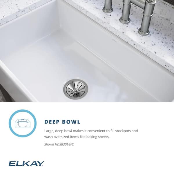 Elkay Burnham White Fireclay 30 In, Why Are Farmhouse Sinks So Expensive In Austria