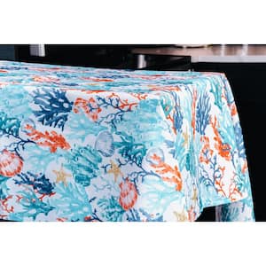 Coralee Indoor Outdoor 100% Polyester Tablecloth 52"X70"