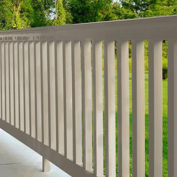 Riviera 3.5 ft. H x 6 ft. W Khaki Vinyl Railing Kit