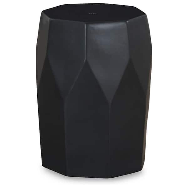 Signature DESIGN BY ASHLEY Rhysworth 18.25 in. Black Backless Ceramic Non-Upholstered Stool
