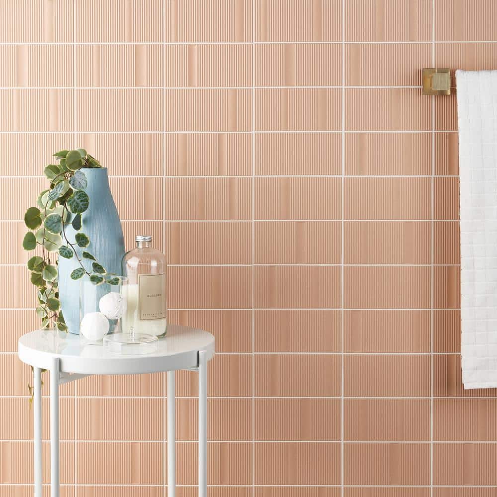 Clay 8'' x 16'' Matte Ceramic Wall Tile