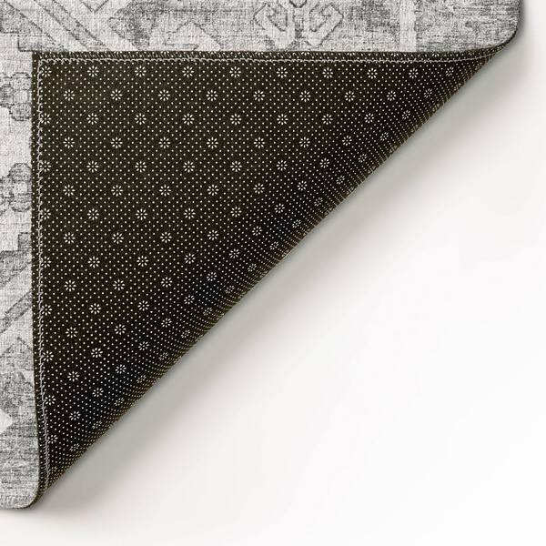 Addison Rugs - Bravado Grey 5 ft. x 7 ft. 6 in. Geometric Indoor/Outdoor Washable Area Rug