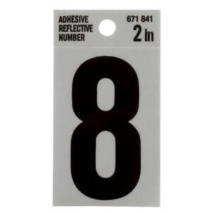 Silver and Blue Reflective Domes Numbers/Letters 