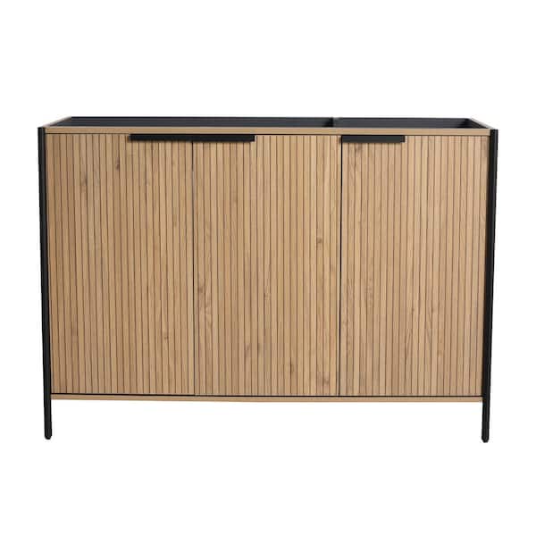 48 in. Bath Vanity Cabinet without Top in Light Coffee Unassembled