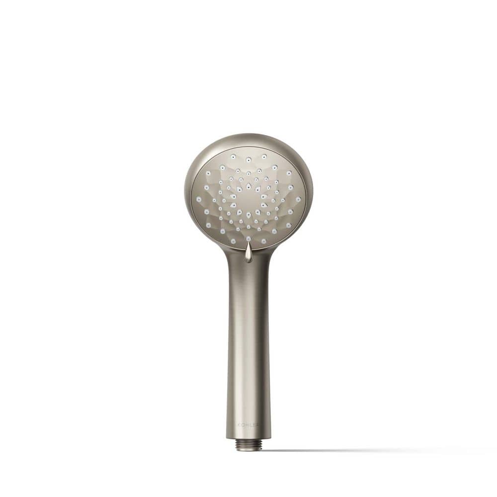 Vibrant Brushed Nickel Multifunction Wall Mounted Handheld Shower Head