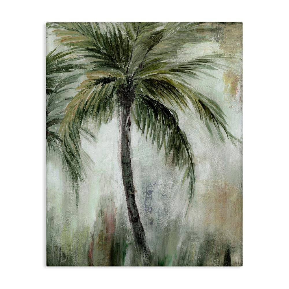 Fanned Palms Impression by Nan Unframed Nature Graphic Art Print 48 in. x 36 in.