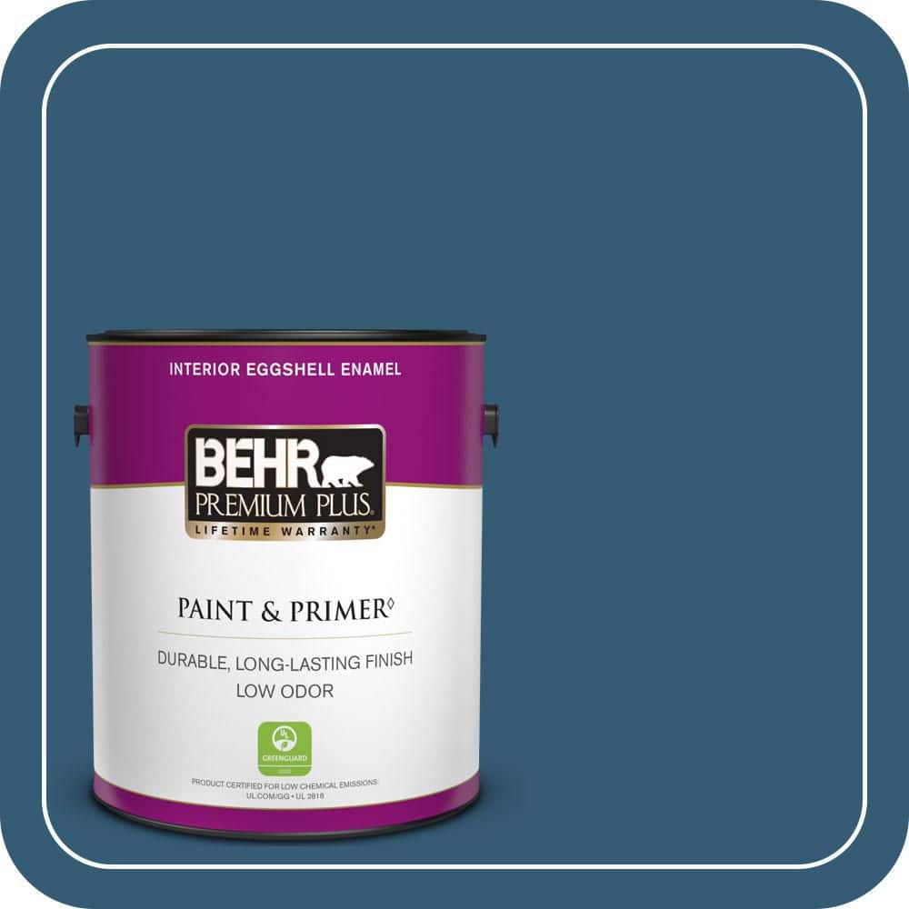 1 gal. #M490-7 Shasta Lake Eggshell Enamel Low Odor Interior Paint & Primer price history on PriceWatchPro