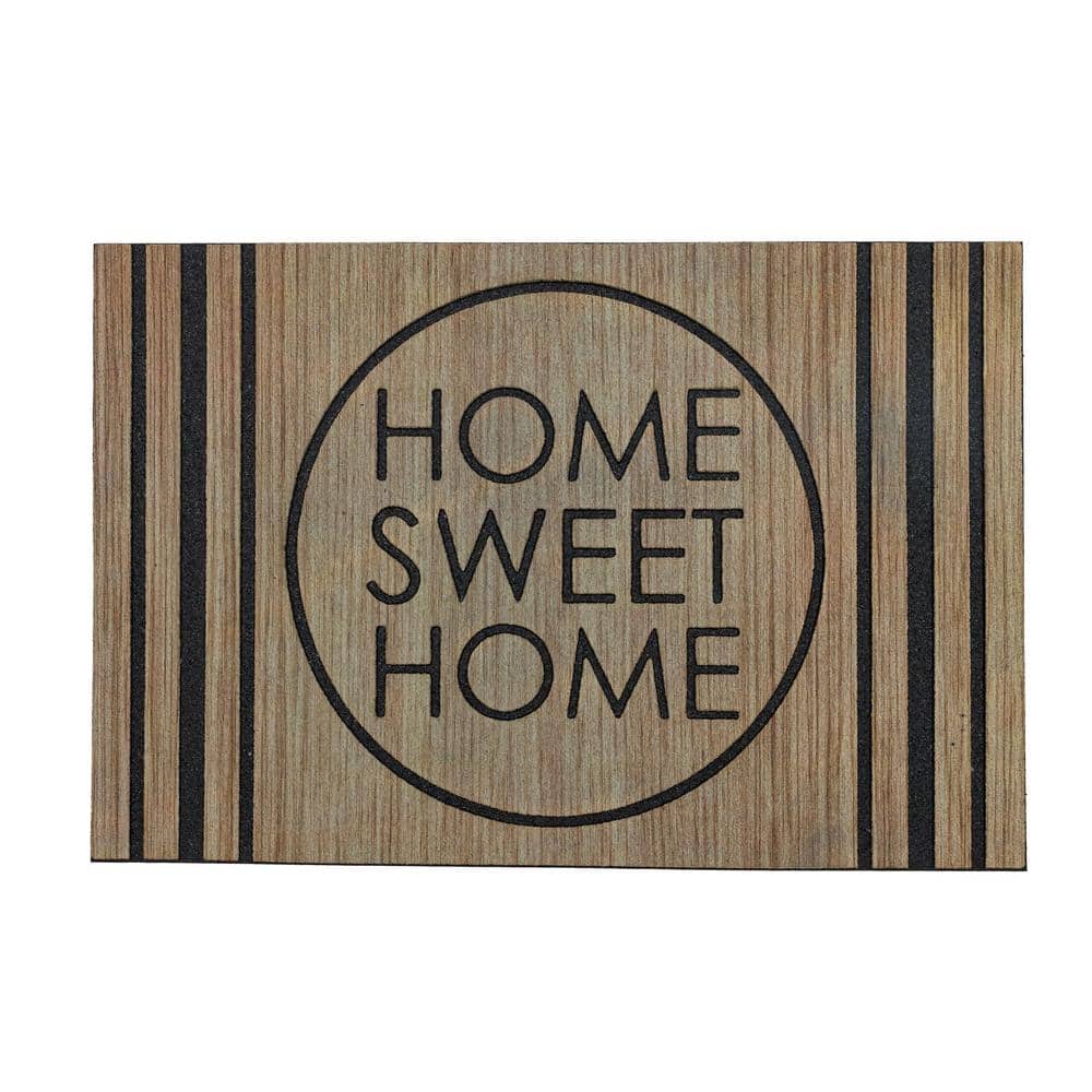 Modern Home Sweet Home Natural 23 in. x 35 in Door Mat price history on PriceWatchPro