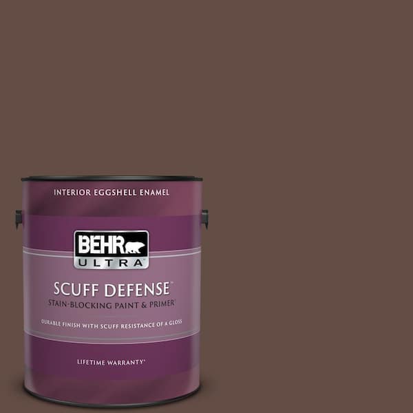 BEHR ULTRA 1 gal. #PPU3-20 Cinnabark Extra Durable Eggshell Enamel Interior Paint & Primer