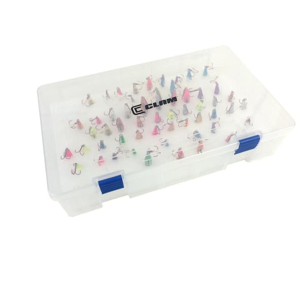 Clam Deluxe Spoon Tackle Box - Extra Large 12577 - The Home Depot
