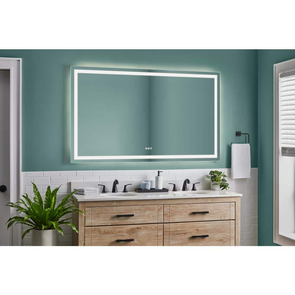 60 in. W x 36 in. H Rectangular Frameless Anti-Fog LED Wall Bathroom Vanity Mirror price history on PriceWatchPro