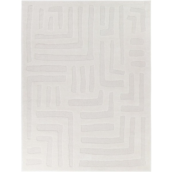 8 ft. x 10 ft. Cream Josette Area Rug