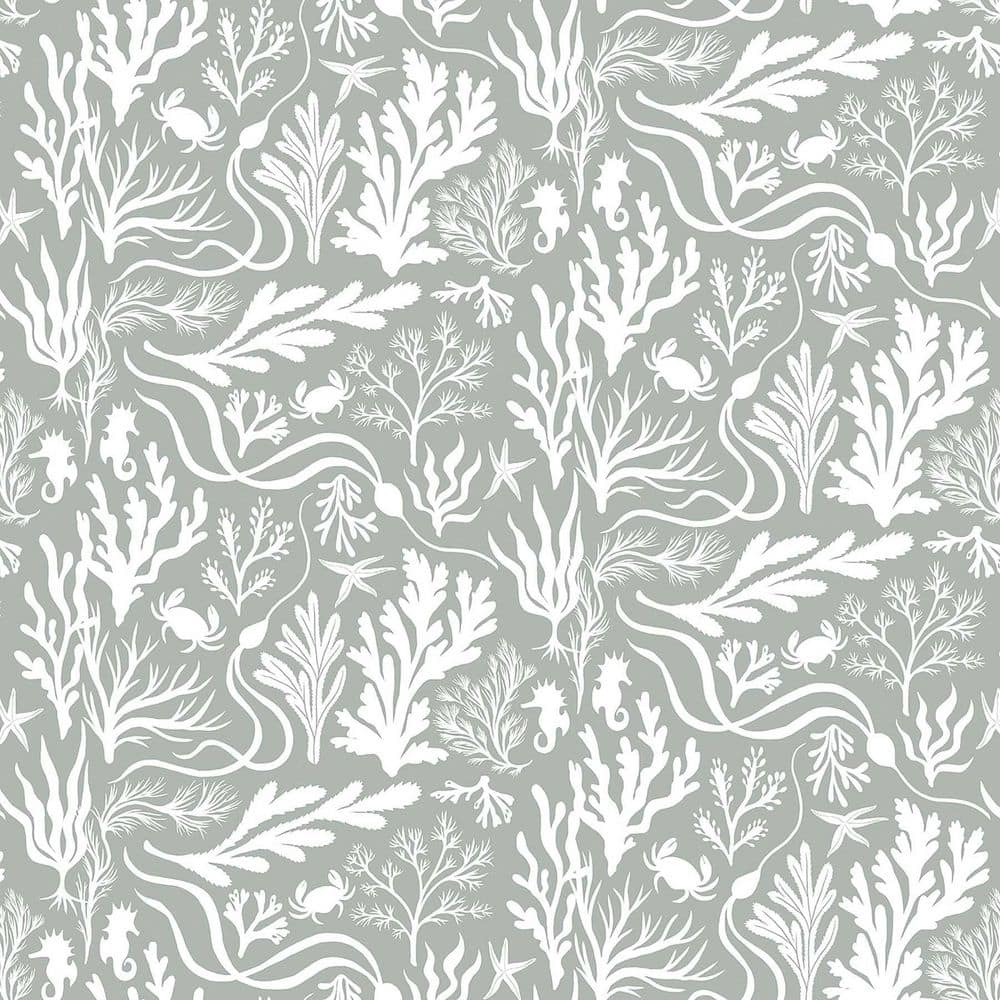 Tides Steam Vinyl Peel and Stick Wallpaper Roll (Covers 30.75 sq. ft.)