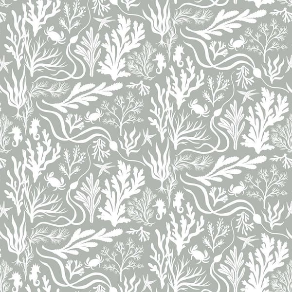 Tides Steam Vinyl Peel and Stick Wallpaper Roll (Covers 30.75 sq. ft.)