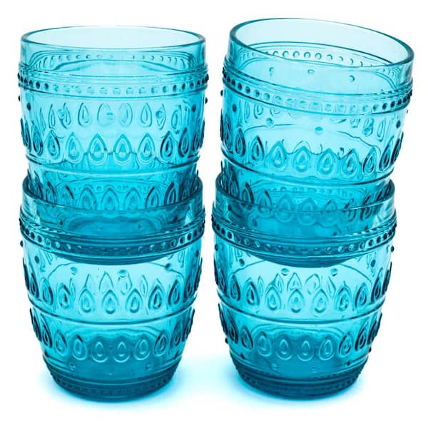 1Pcs Creative Glass Cups Cute Vintage Drinking Glasses, 12 oz