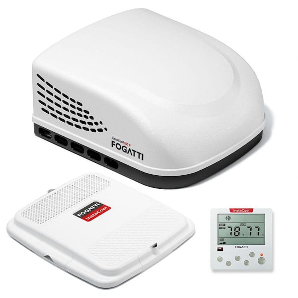 Instacool RV Rooftop Air Conditioner 15000 BTU, with Air Distribution Box and Wired Controller, 2-Year Warranty