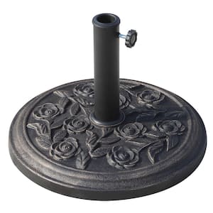 abba patio plastic umbrella base plate set black Heavy for Cantilever your umbrella will stay put Abba Patio 11 lbs. Plastic