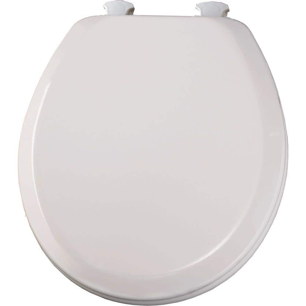 BEMIS LiftOff Round Closed Front Toilet Seat in White 520EC 000 The