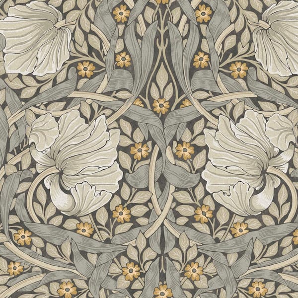 Graham & Brown William Morris At Home Pimpernel Grey Wallpaper Sample