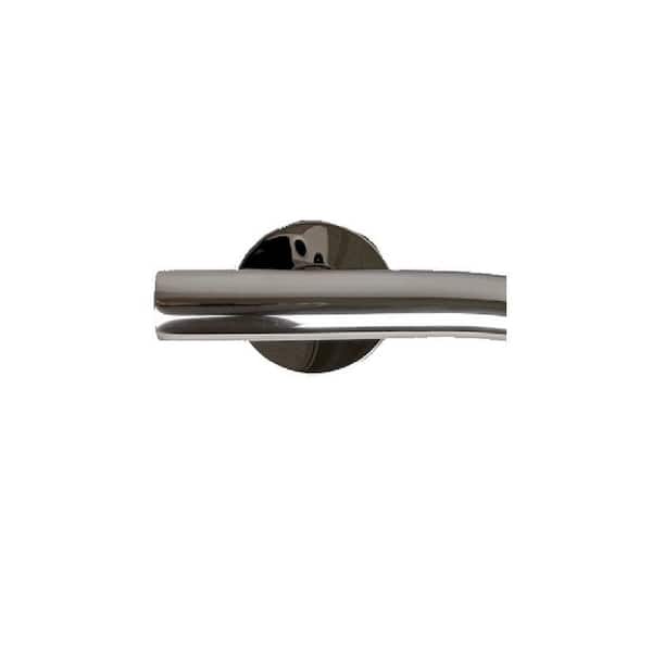 CSI Bathware 28 in. Right Hand Wave Design Grab Bar in Polished Stainless